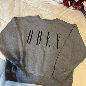 Obey Charcoal Crewneck Sweater